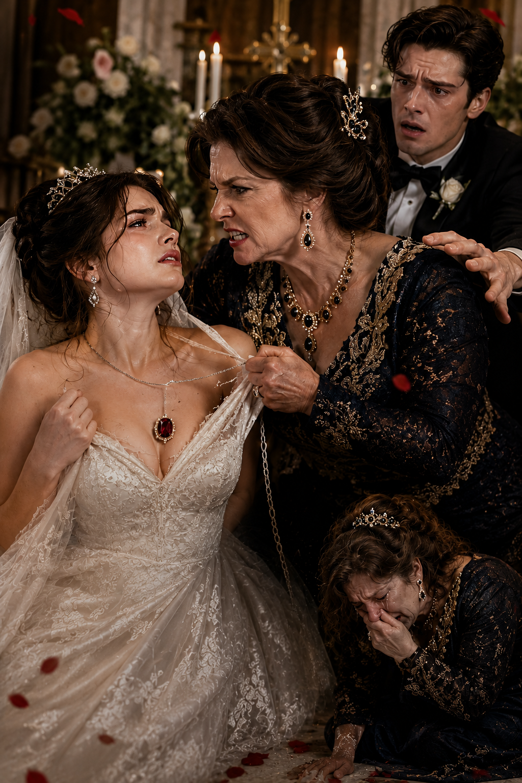 "She called the bride a gold-digger and ripped her dress. She didn't expect to find her own grandmother's lost ruby ring. 💍👑