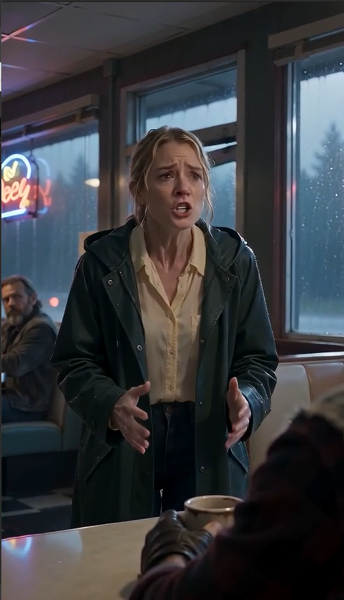 I Asked a Biker to Pretend to Be My Son for One Day—Then He Heard My Mother’s Name  She walked into a roadside diner and begged a biker to pretend to be her son for one day.