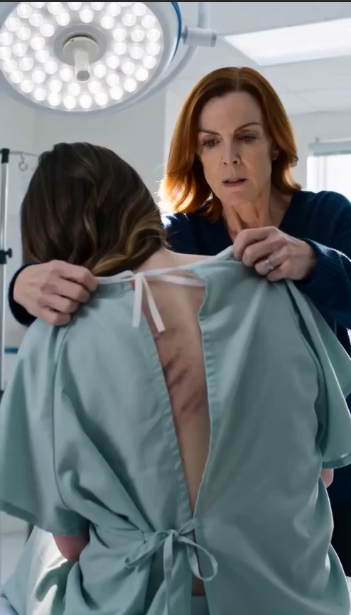 At the VIP clinic, I was helping my nine-month pregnant daughter out of her clothes for her final ultrasound. When her shirt dropped, I stopped breathing.