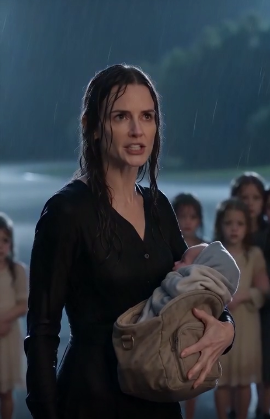 My Father-in-Law Threw Me and My Six Children Into the Rain Just Eight Days After My Husband’s Funeral. “Only Real Blood Belongs Here,”