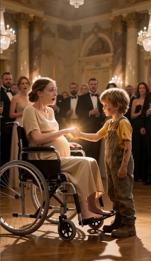 "Her husband stepped in quickly when he saw a child approaching, asking the boy to give them space. He was just being protective because his pregnant wife was having a hard moment in her wheelchair and was crying.