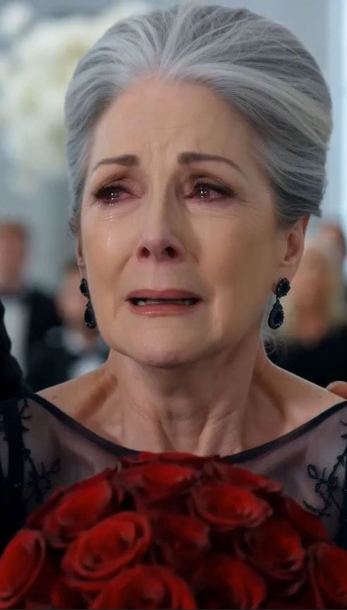 On what was supposed to be the happiest day of her life, the bride lost control and screamed at the groom's elderly mother.  "Don't you dare touch me!"
