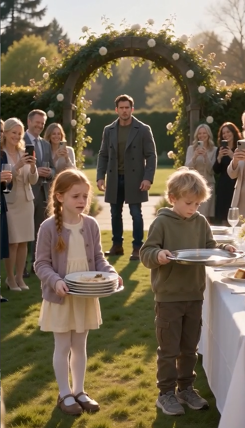 “Dad…” Rebecca’s voice broke. “Grandma said we have to serve everybody.”