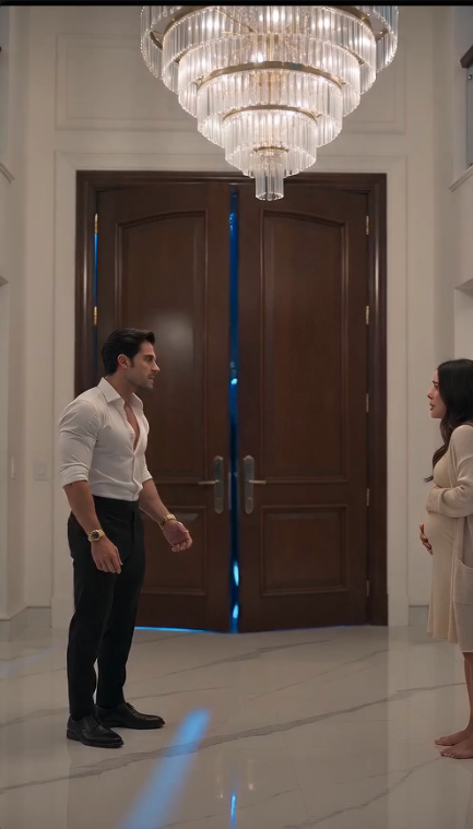 I Was Eight Months Pregnant When My Millionaire Husband Tried to Hit Me Again—He Never Expected My Father to Walk Through the Door at That Exact Moment.