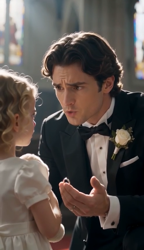 The Millionaire Was About to Slip the Ring Onto His Bride's Finger—Until the Housekeeper's Three-Year-Old Daughter Shouted One Sentence That Stopped the Wedding