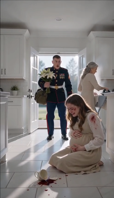 """My mother-in-law held a burning iron over my eight-month pregnant belly and demanded custody of my unborn baby. Then the back door burst open—and the Army captain she claimed was dead walked into the kitchen.""