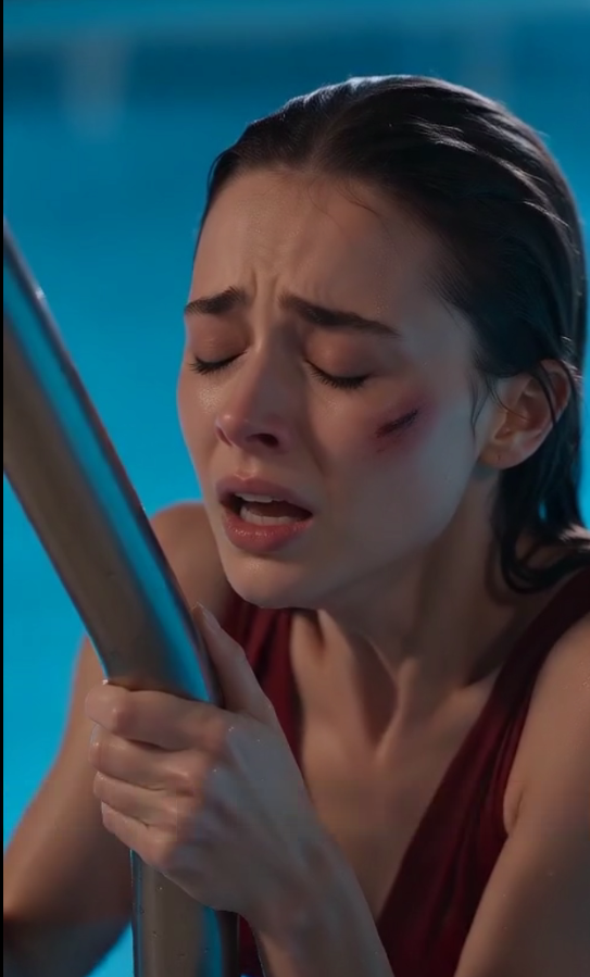 “He Pushed Her Into the Pool… But the Man in Black Arrived Next Changed Everything”