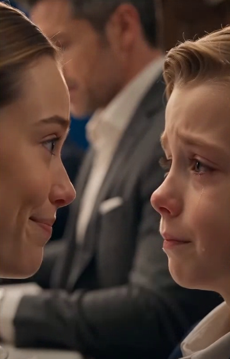"The Billionaire Boss Paid a Waitress to Become His Son’s “Temporary Mom”—Until the Woman Who Looked Like His Dead Wife Used That Lie to Steal the Boyy