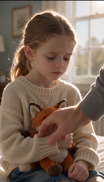 My new wife called her daughter “dramatic”… but what I found under that little girl’s sleeve made my blood run cold.