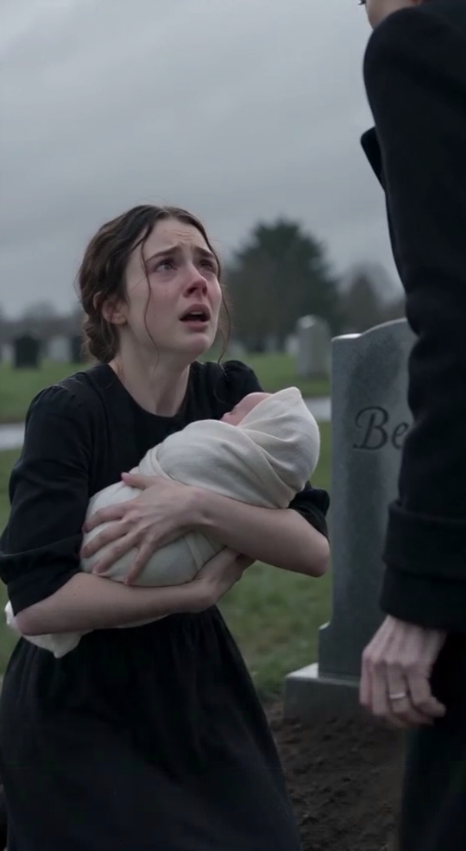 "A grieving mother found a stranger crying at her son's grave. Then she saw the bundle in her arms."