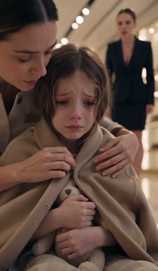 "The powerful billionaire dropped to his knees in the middle of the luxury store. The cold-hearted manager went pale."1