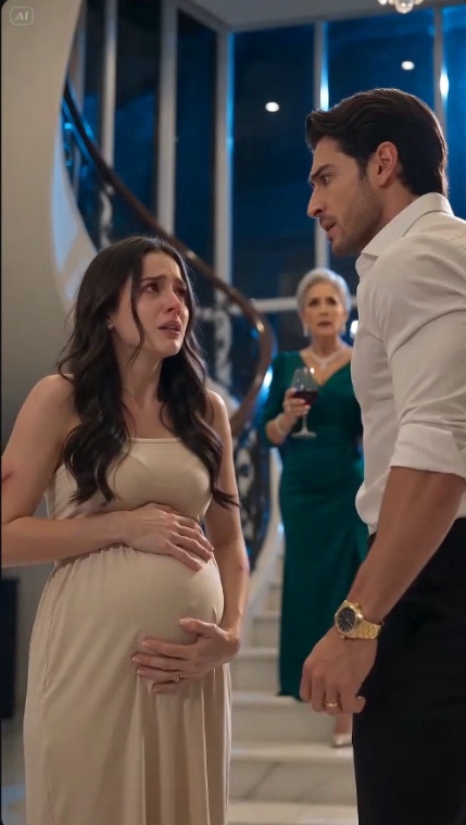 I was eight months pregnant when my millionaire husband hit me again.