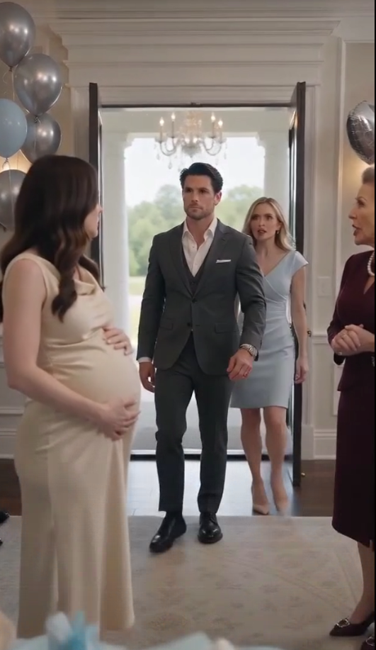"I was eight months pregnant with our miracle baby when my husband brought his 22-year-old mistress to our baby shower. When I demanded they leave, he punched me square in the stomach, sending me crashing into the gift table. """"She's carrying the real heir, you barren trash,""""