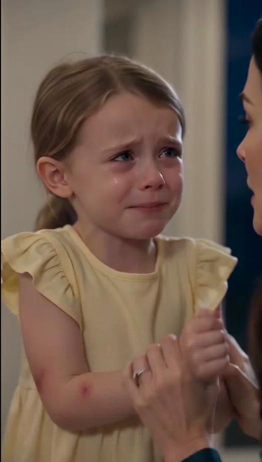 One innocent confession shattered the stepmother’s flawless disguise… ??  “You’re lying! You hurt me every day!”