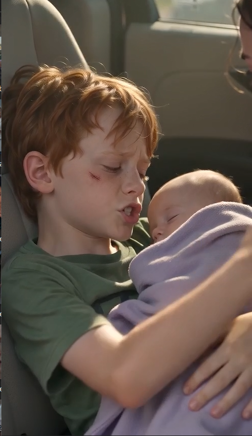"""🧐""I thought the boy in the dark blue minivan was the victim of careless parents.  The moment I broke the window with a heavy wrench, I discovered an unimaginable sacrifice.