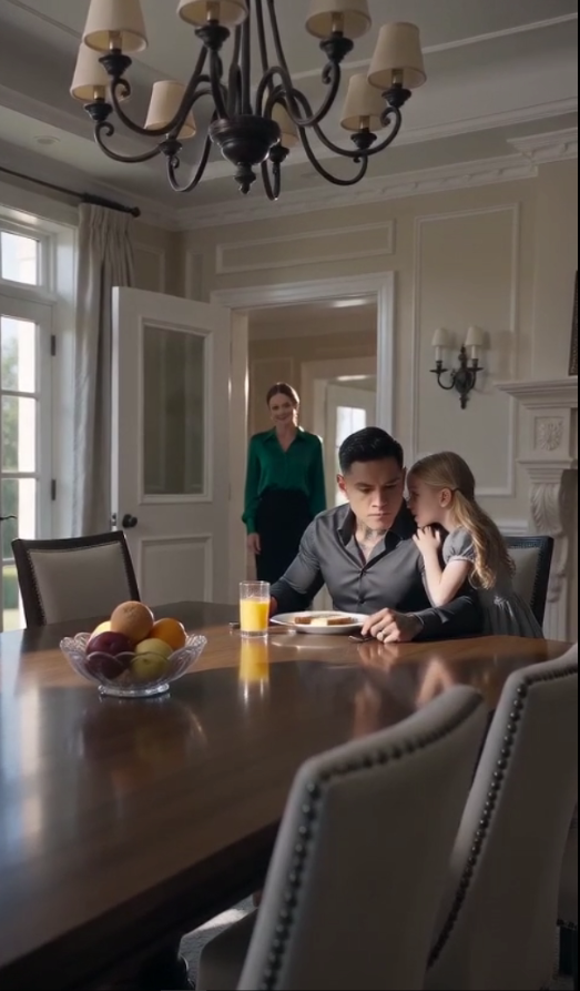 """The mafia boss thought a little girl’s warning was impossible—until he handed his breakfast to his beautiful fiancée and watched her reaction.