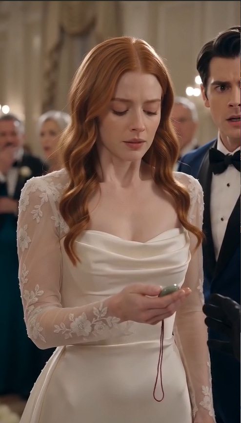 She Tore the Bride’s Wedding Dress Apart to Stop the Ceremony… But One Hidden Jade Pendant Exposed the Family’s Greatest Secret.**