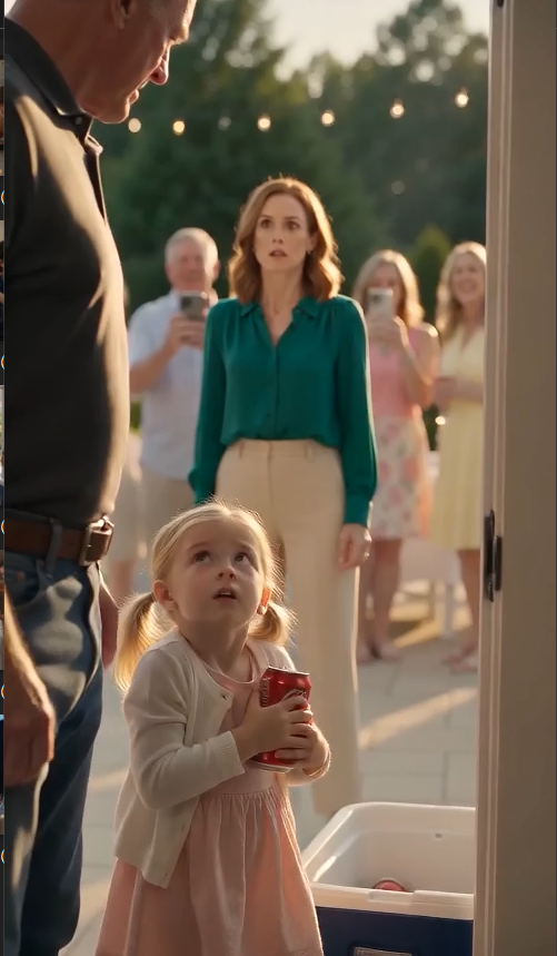 At My Dad's 60th Birthday Party My 3-Year-Old Daughter Lily Went To The Kitchen And Grabbed A Soda From The Cooler To Drink. My Dad Walked In Behind Her And Said Angrily: 'That's My Soda - You Didn't Ask Permission!'