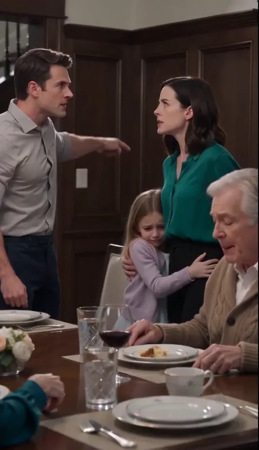 "My Husband Threw A Dinner Plate At My Face In Front Of Everyone—So I Calmly Picked Up My Phone And Called My Father.m