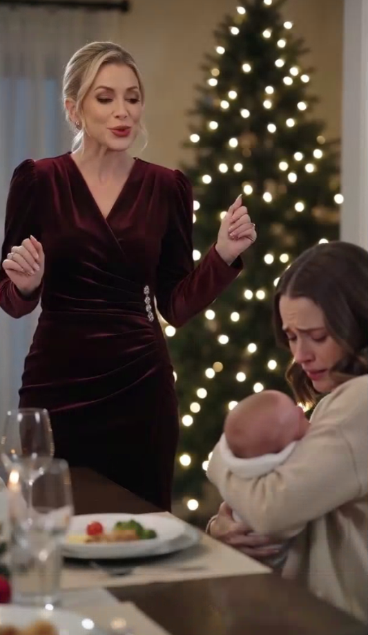 "At a family Christmas dinner, my sister hurt my baby and laughed it off. Everyone froze except my husband.