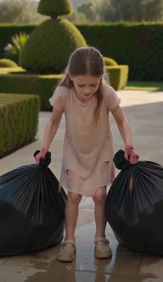 *****I came home two weeks early and found my eight-year-old daughter on her knees in a pile of rotting garbage.  Isabella’s pink dress was torn.*****