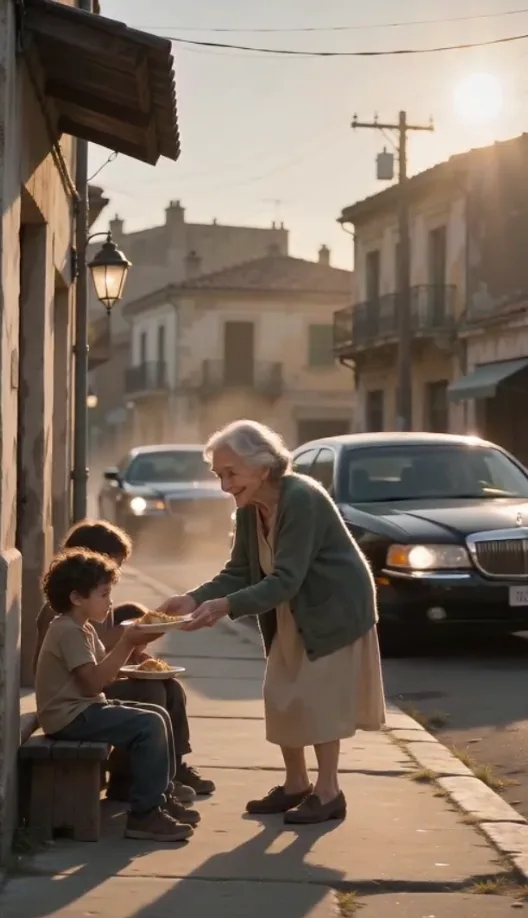 She Fed Three Starving Boys 20 Years Ago—Today They Returned With the One Secret She Thought Was Buried Forever