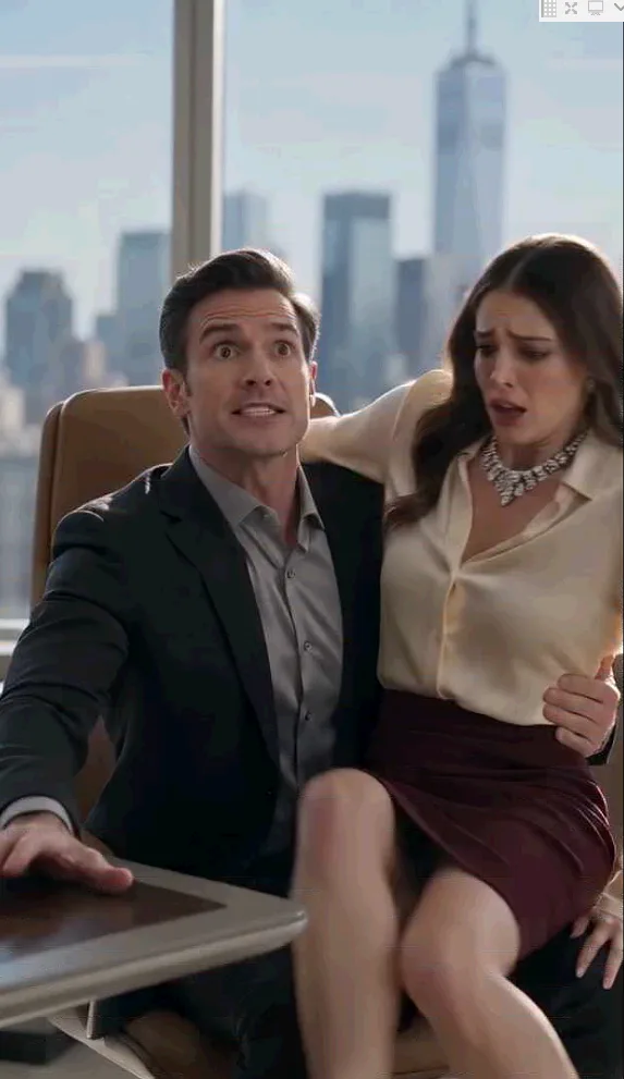 My husband forgot to turn off the video call, and 30 employees watched his assistant sitting on his lap, wearing the $110,000 necklace he had refused to buy me. When he told me, “It’s not what it looks like,” I simply left dinner on the table and walked away. That night, I opened a folder belonging to my father… and discovered something my husband had never imagined.
