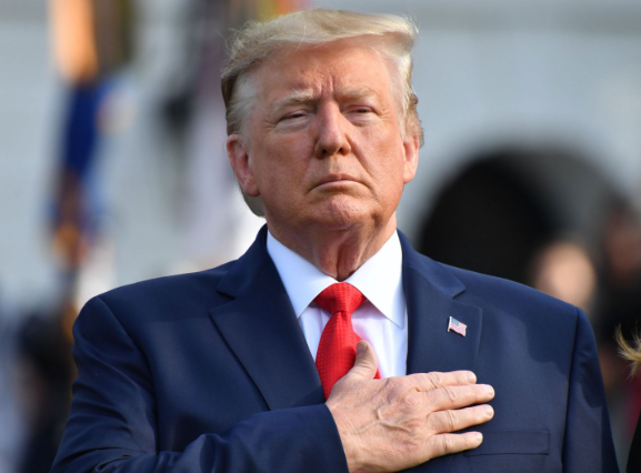 OMG AA Reflective Moment From Donald Trump in Washingtons..aa