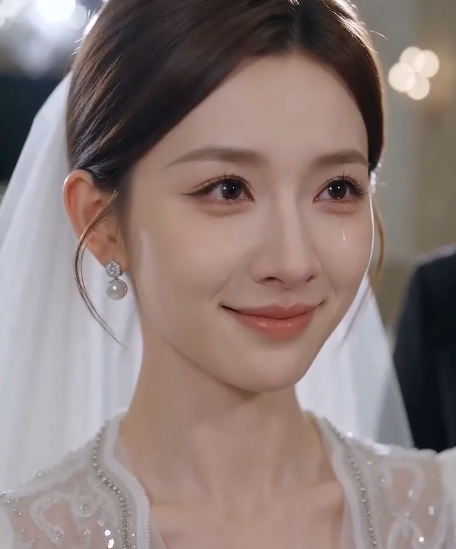She ripped the bride's wedding gown
