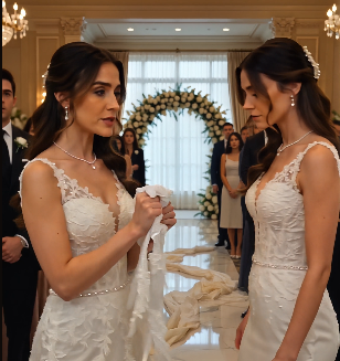She tore the bride’s wedding dress… then the venue manager bowed to the bride.