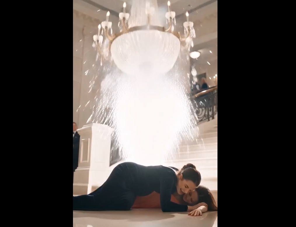 The maid shoved the pregnant woman down the staircase.  Everyone thought they had just witnessed attempted murder.