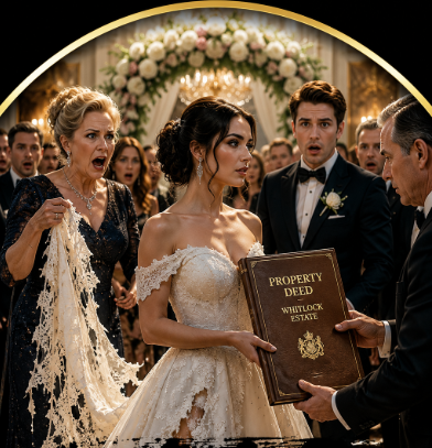 The mother-in-law tore the bride's wedding dress apart, only to discover the bride owned the entire wedding property.