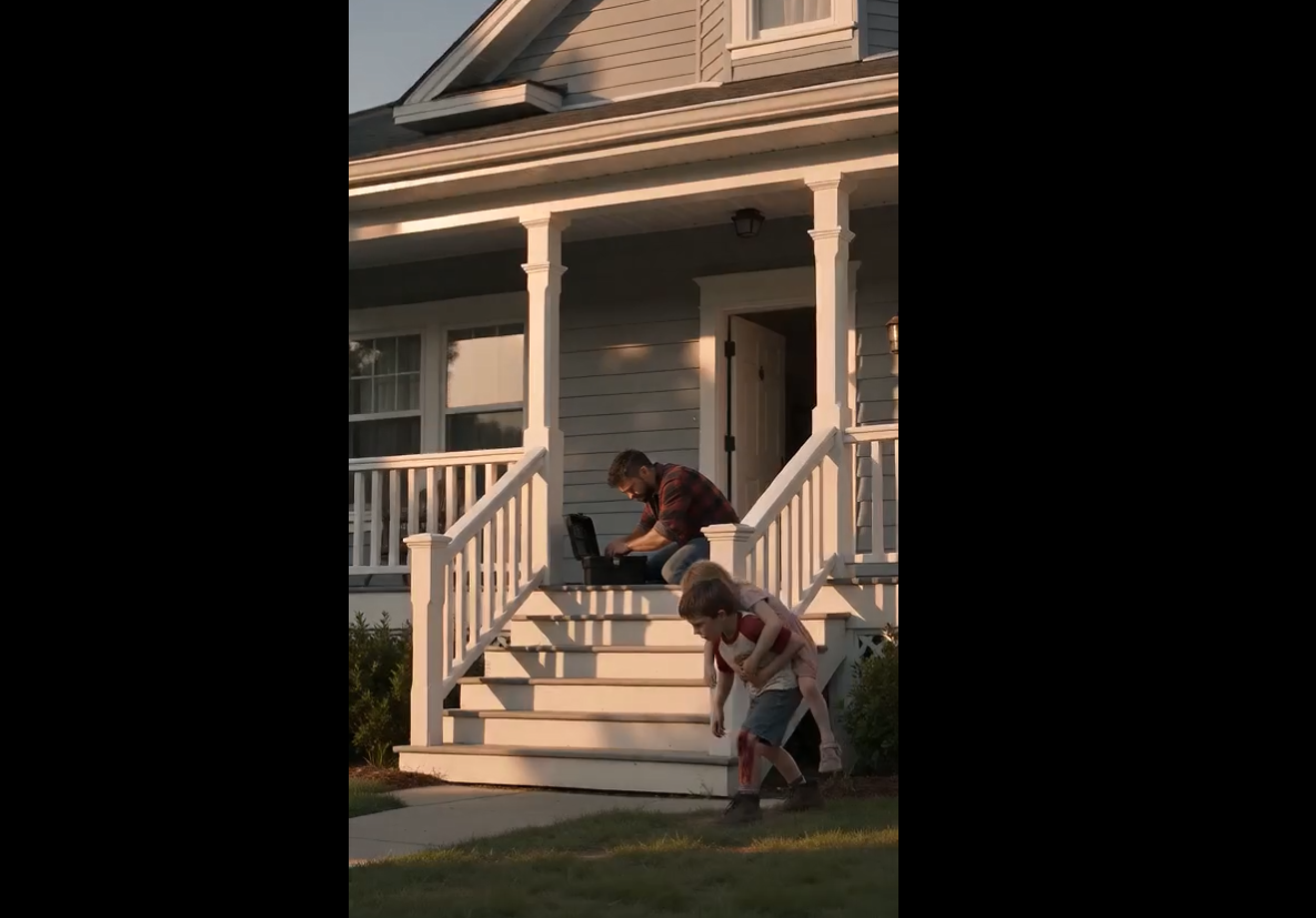My 6-year-old nephew dragged his broken leg across seven blocks with his starving little sister clinging to his shirt, w