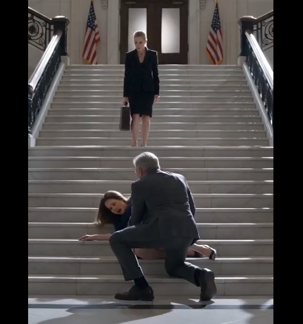 Evil Woman Pushes Pregnant Lady Down Stairs... INSTANTLY Regrets It! 😱
