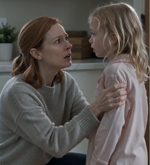 My husband had just left for a business trip when my six-year-old daughter whispered, 'Mommy... we have to run