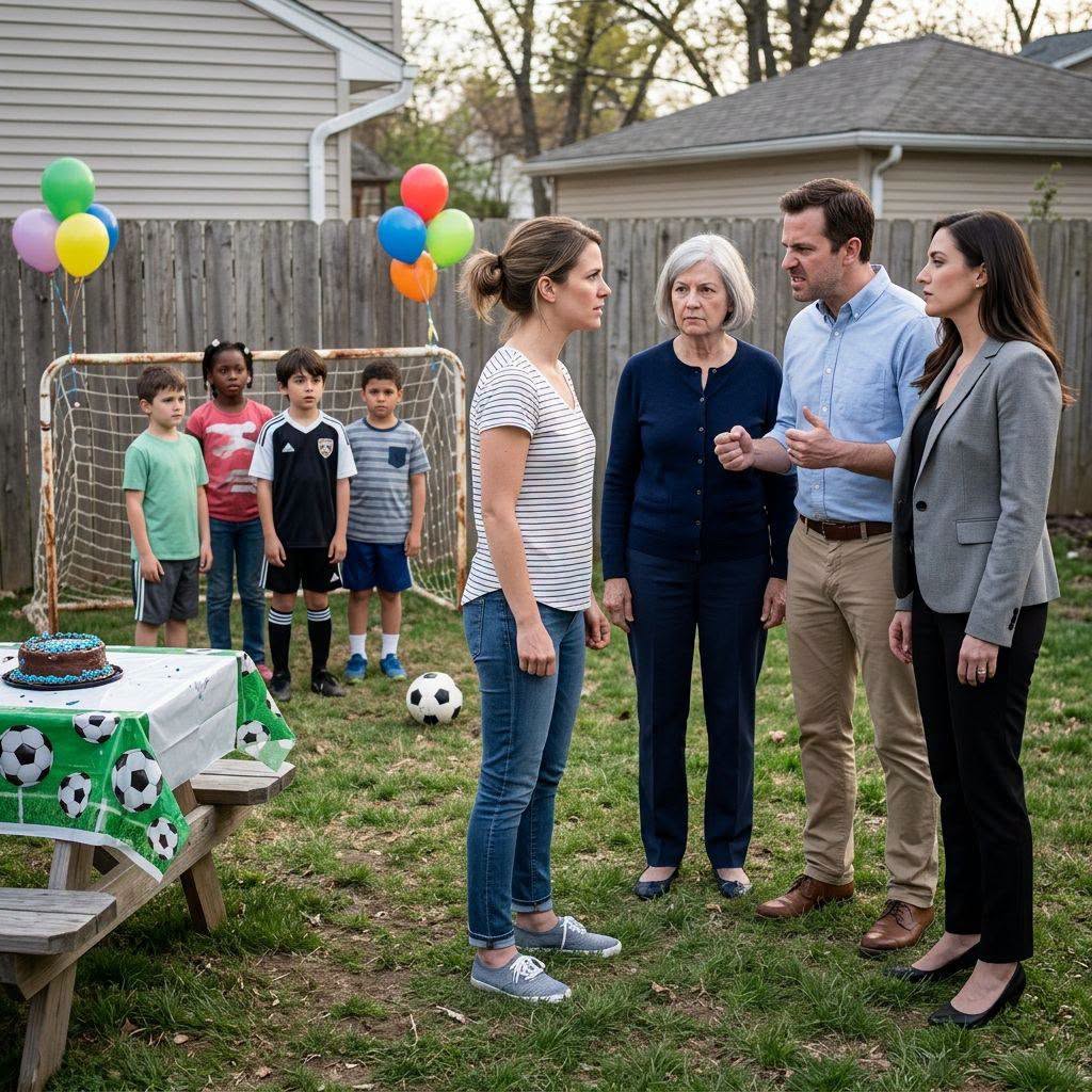 My mother called on a gray Tuesday afternoon and told me my son could not have a birthday party