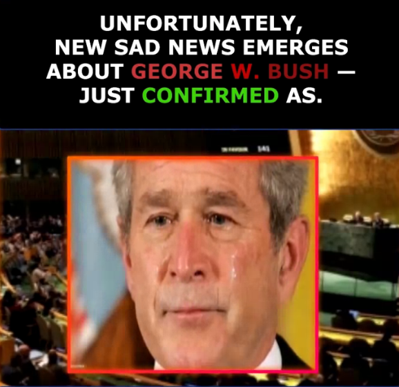 Former President George W. Bush recent 1
