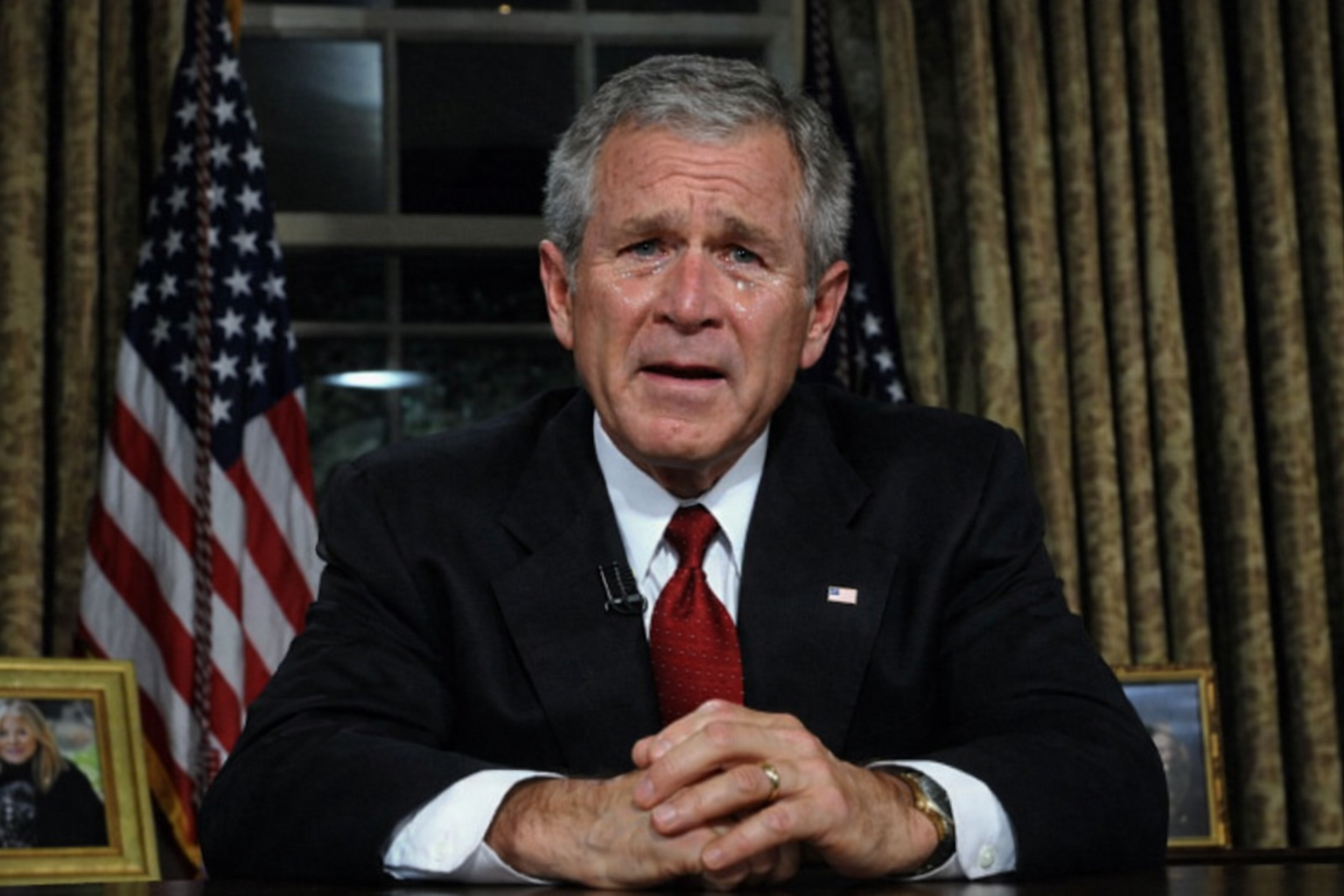 Former President George W. Bush recent 3s