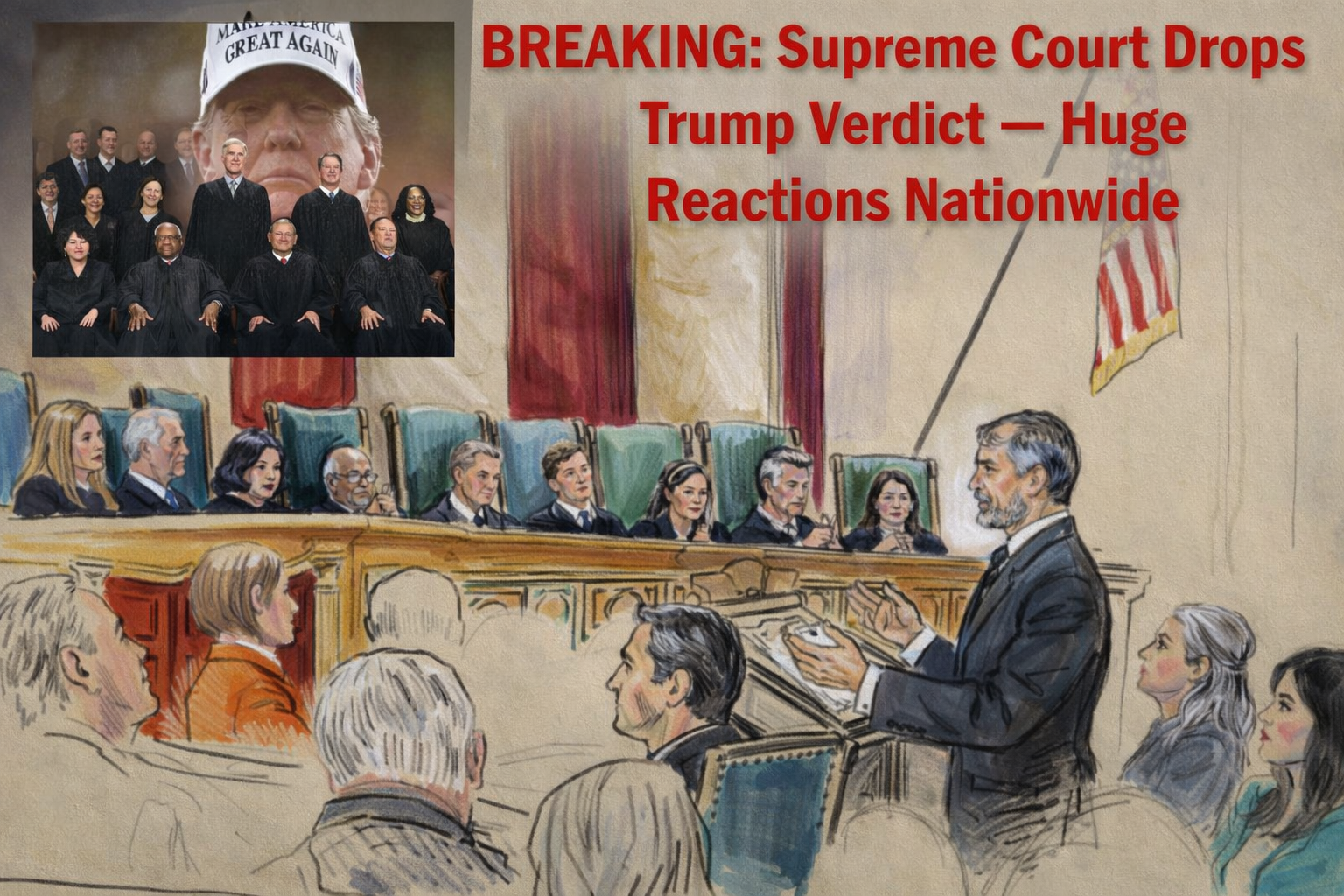 Supreme Court Drops Trump Verdict  — Huge Reactions Nationwide
