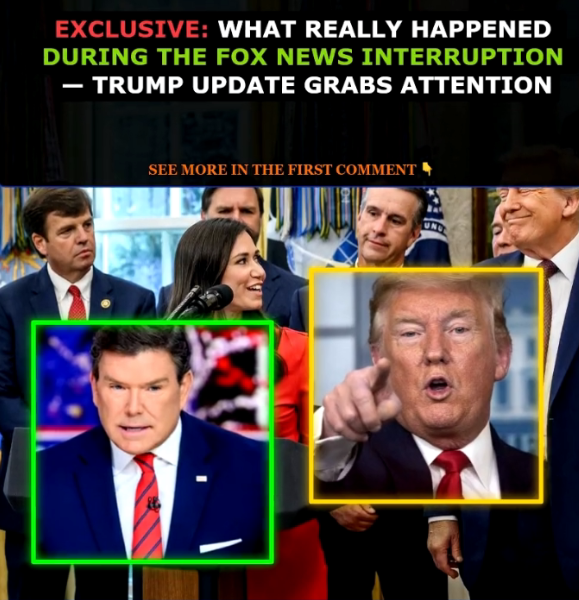BREAKING NEW: Bret Baier cuts into live broadcast with urgent update on Trump