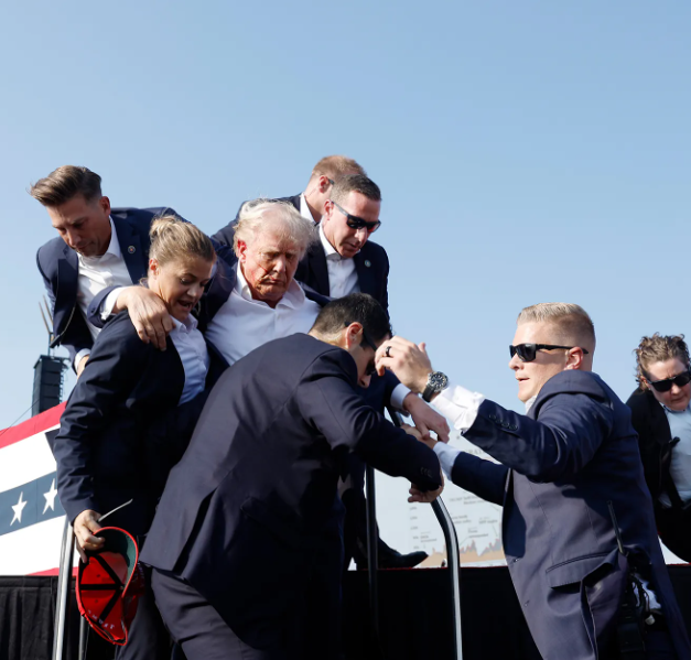 President Donald Trump had been “shot again” in Washington, D.C