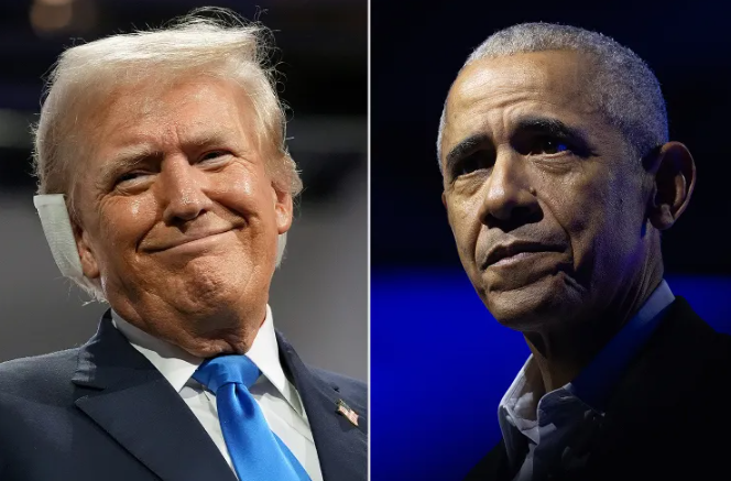 Trump Shares Controversial Video Showing Obama in FBI Custody