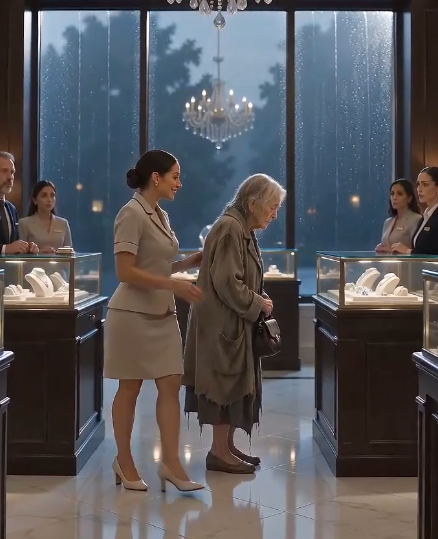The employee was fired for defending an elderly woman humiliated inside a luxury jewelry store—but when the woman called her son and said, “I’ve seen enough,” the entire branch stood on the edge of collapse.