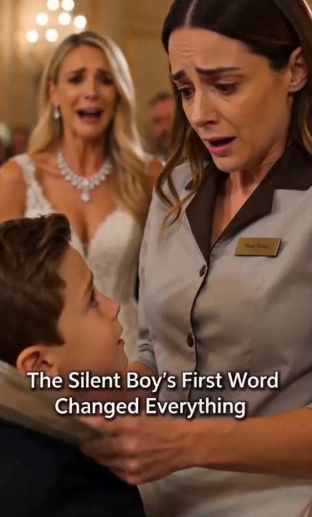 At his lavish engagement party, Logan Mercer stood proudly beside his fiancée Vanessa and his silent two-year-old son, Noah. Then Noah suddenly spotted a new housekeeper across the ballroom, broke free from Logan's hand, and ran straight to her. Wrapping his tiny arms around her legs, he spoke his first word in years of silence. The entire room froze as Noah looked up at the woman and said, "Mommy."