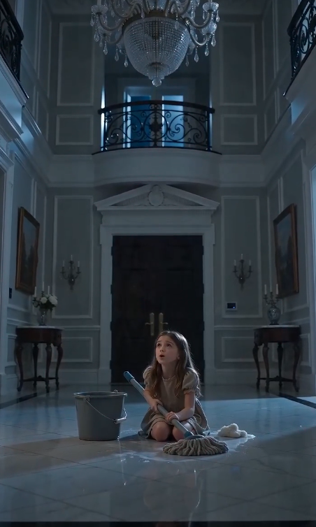 The Millionaire Came Home Early... And Found His Daughter Scrubbing the Floor for Food.