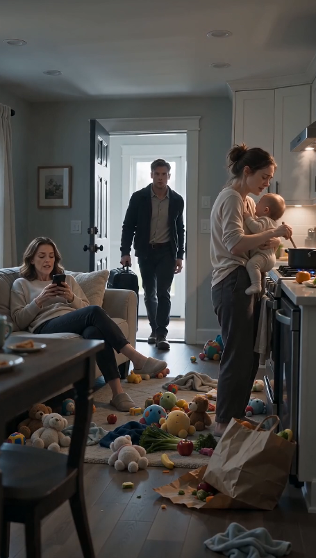 I Walked Through My Front Door After Five Brutal Days on the Road... and Found My Wife Drowning While My Own Family Sat There Scrolling Their Phones.