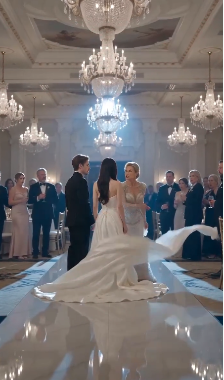 She ripped the bride's wedding gown apart... then the venue manager bowed before the bride.
