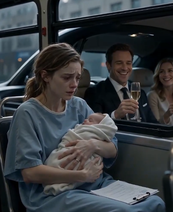 Five days after giving birth, Cordelia is discharged from the hospital in a vulnerable, painful state—only to be abandoned by her husband, Caleb, who sends her home on a public bus with their newborn while he drives her luxury Maybach to a family steakhouse dinner with his relatives.