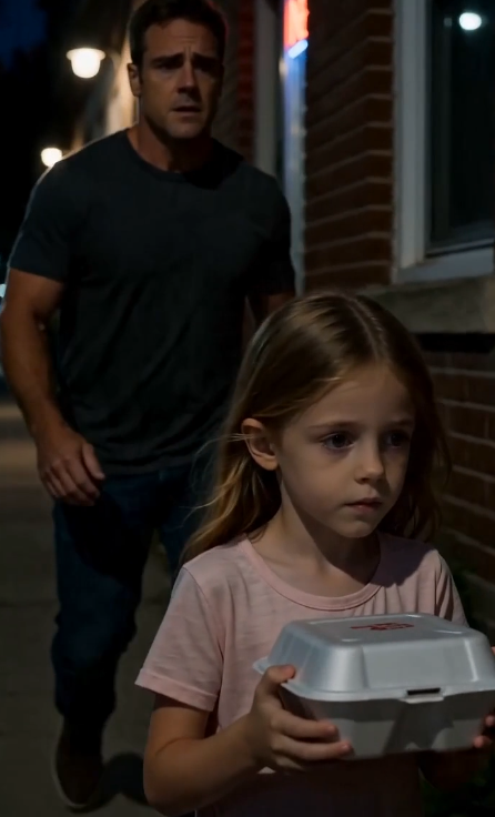 Every night, Nathan quietly slipped extra food to a little girl he believed was alone and starving. But one evening, curiosity led him to follow her home—and what he uncovered shattered everything he thought he knew. The truth changed his life forever. Read the shocking continuation in the comments 👇