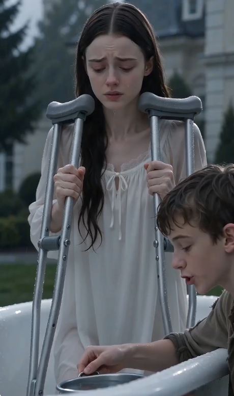 A Homeless Boy Washed the Billionaire's Disabled Daughter's Feet—Seconds Later, She Moved for the First Time in Two Years